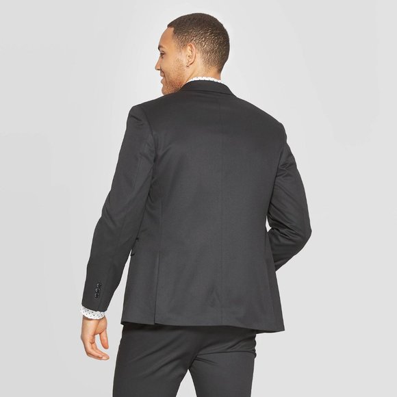 New 44R Charcoal Slim Dress Suit Jacket - Picture 4 of 11